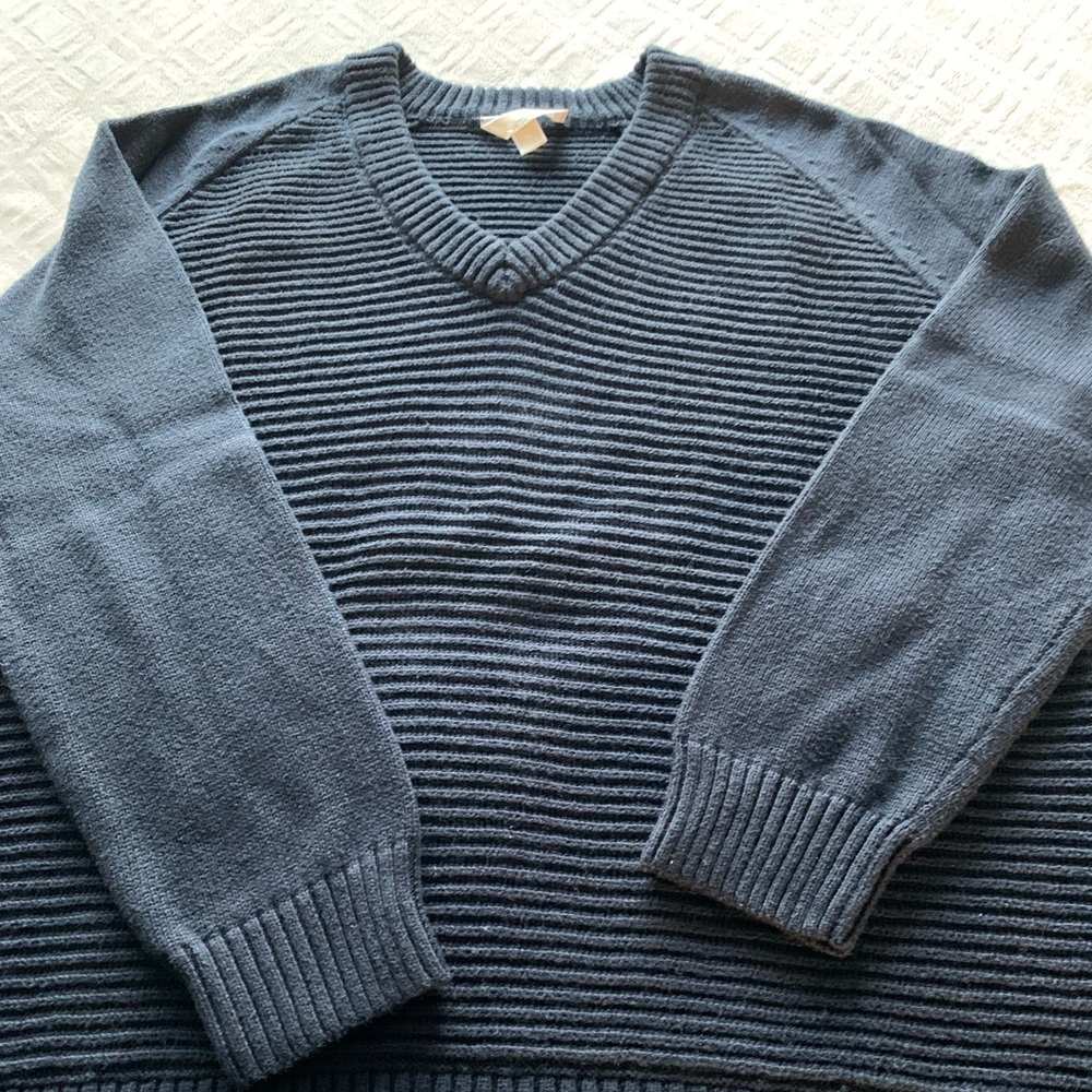 Michael Kors Women’s Navy V-Neck Sweater